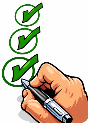 Afvinken todo lijstje takenlijst