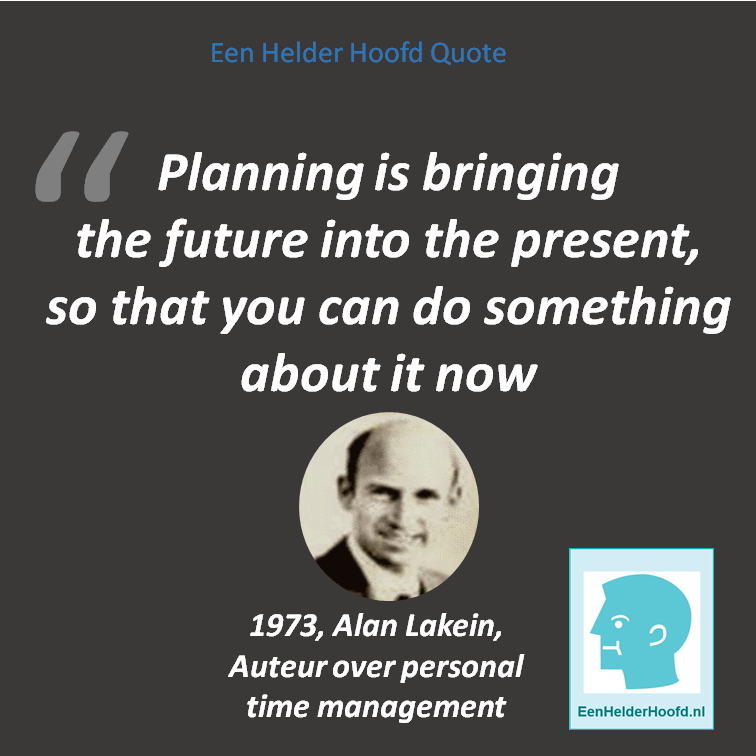 Alan Lakein personal timemanagement auteur