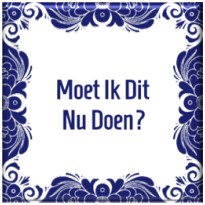 Moet ik dit nu doen vraag om slim om te gaan met je tijd