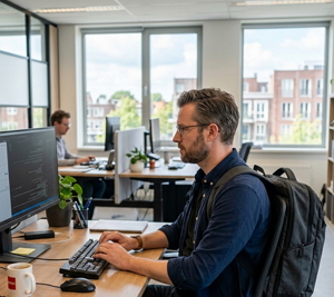 Nee zeggen tegen de volle ruszak op kantoor